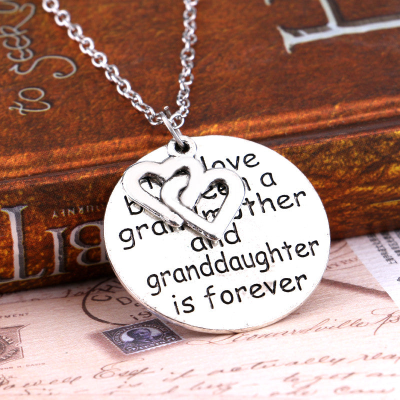 Grandmother & Granddaughter Love Necklace