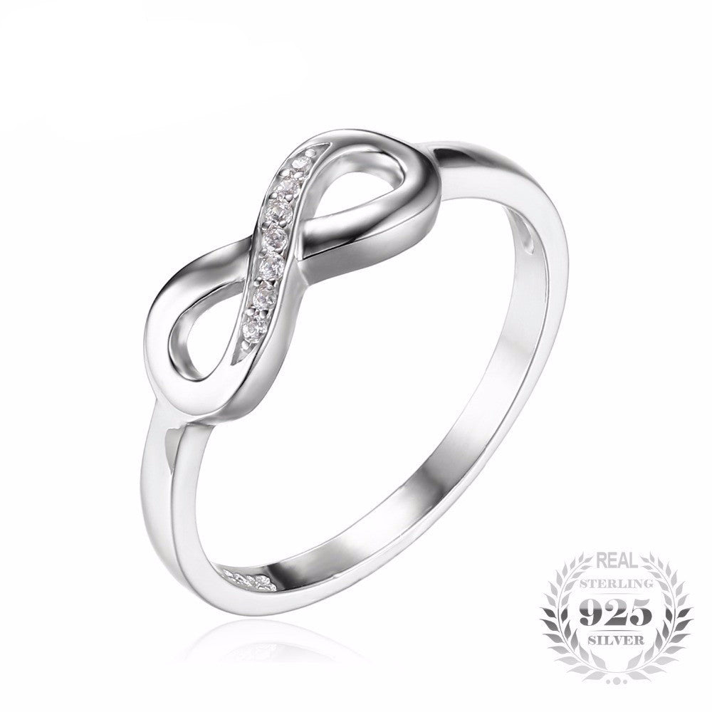 Silver Infinity Love Ring