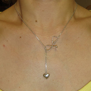 Stethoscope Necklace For Doctor, Nurse, Vet & Medical Student