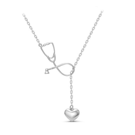 Stethoscope Necklace For Doctor, Nurse, Vet & Medical Student