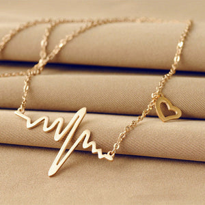 EKG Rhythm Necklace
