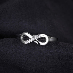 Silver Infinity Love Ring