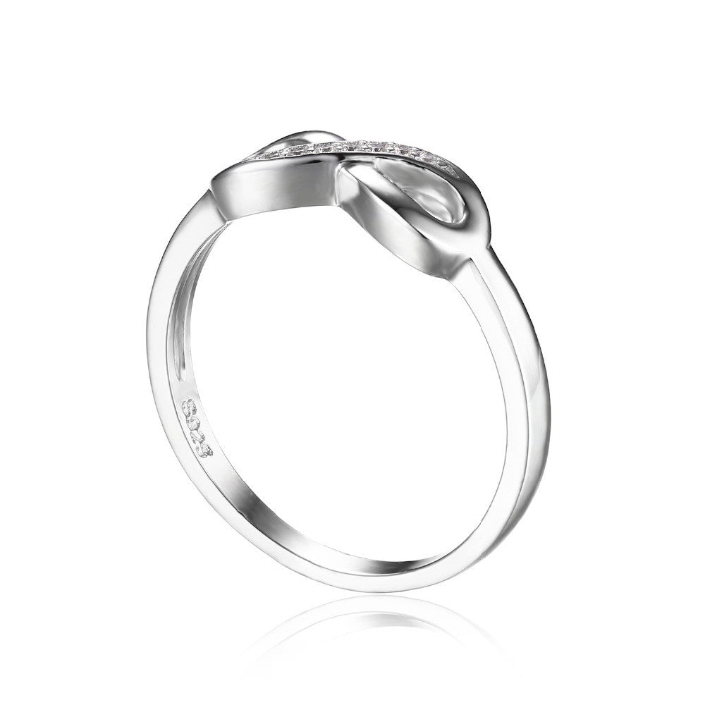 Silver Infinity Love Ring