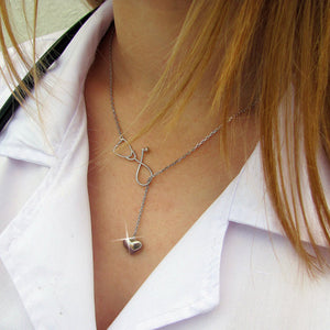 Stethoscope Necklace For Doctor, Nurse, Vet & Medical Student