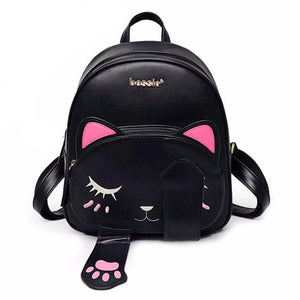 Girls Back To School Cat Backpack